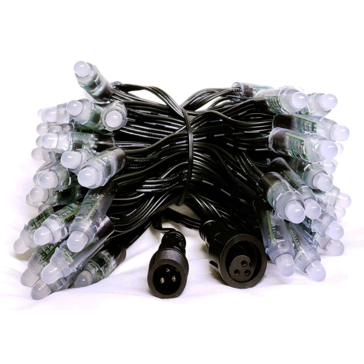 💡WS2811 Pixels - Bullet  - xConnect - 12V - 50 - Black